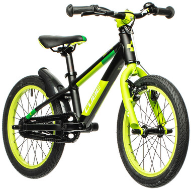 CUBE CUBIE 160 16" Kids Bike Black/Green 0